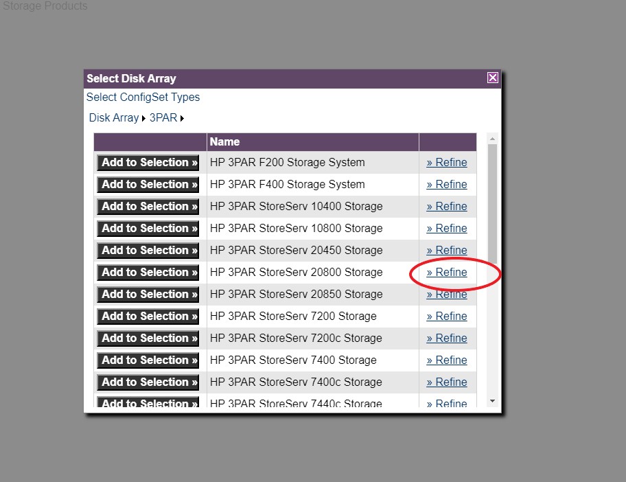 Compatibility Tool select disk array figure 2