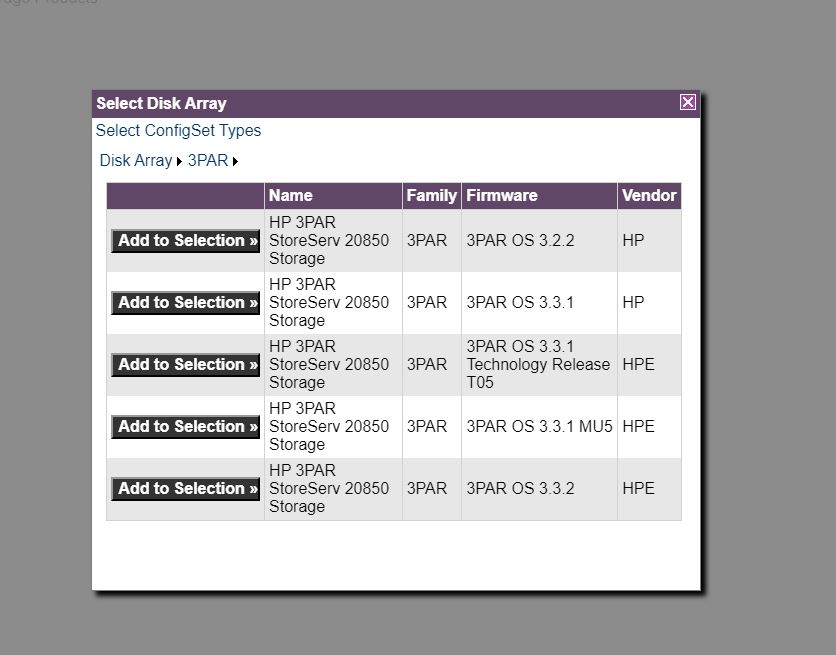 Compatibility Tool select disk array figure 3